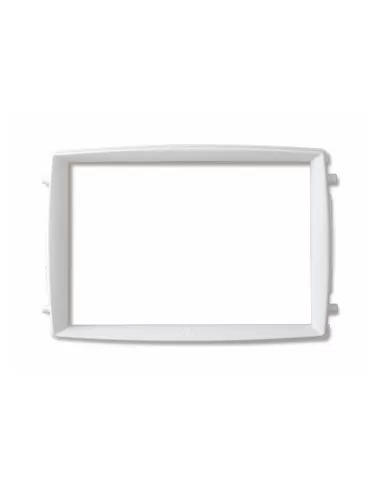 Elektrische Kanäle ECL2981-4WH Mylife 4-Modul-Weißplattenadapter